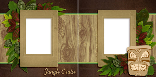 Jungle Cruise - Digital Scrapbook Pages - INSTANT DOWNLOAD - EZscrapbooks Scrapbook Layouts Disney