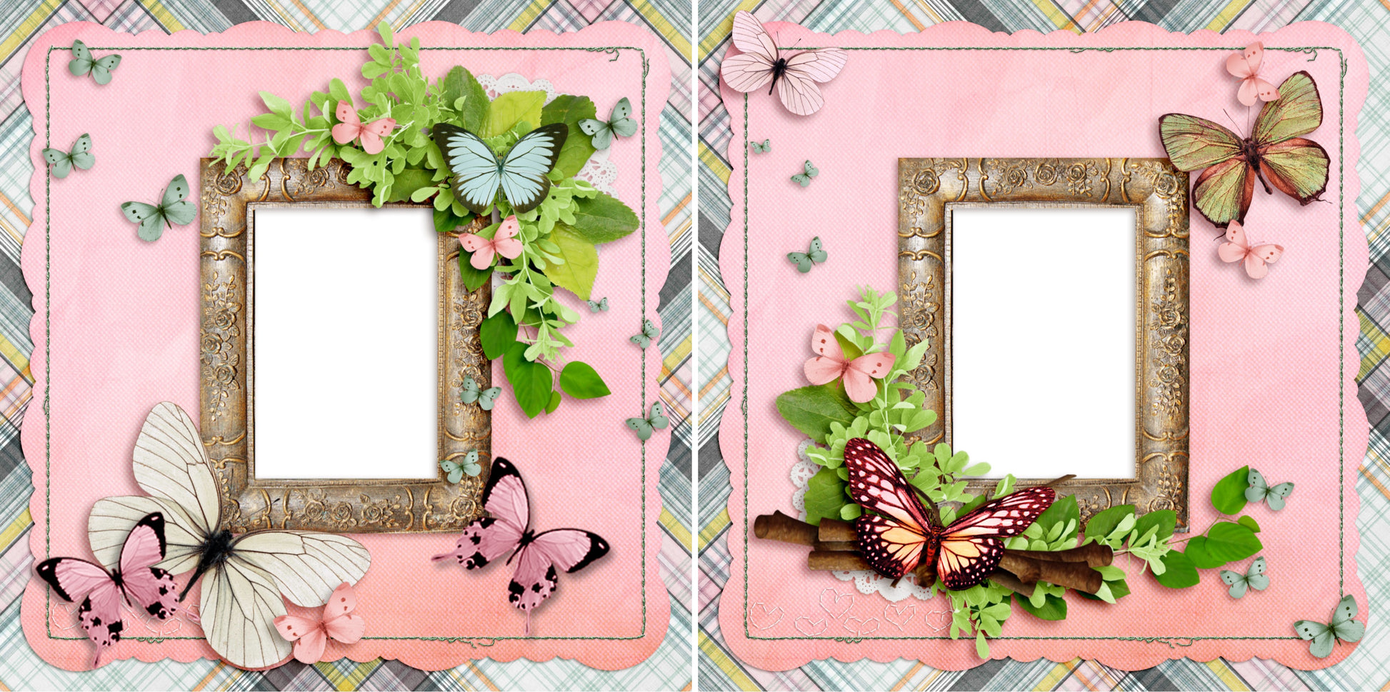 Spring Has Sprung - Digital Scrapbook Pages - INSTANT DOWNLOAD - 2019 - EZscrapbooks Scrapbook Layouts Other, Spring - Easter