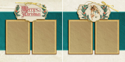 Victorian Christmas - 3606 - EZscrapbooks Scrapbook Layouts Christmas