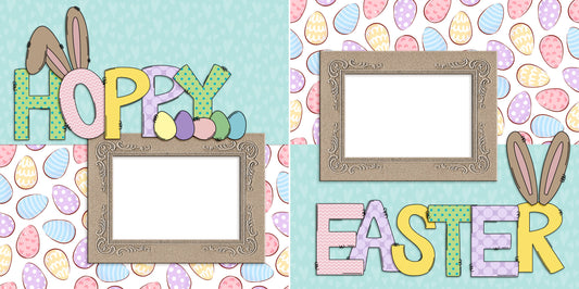 Hoppy Easter - Digital Scrapbook Pages - INSTANT DOWNLOAD