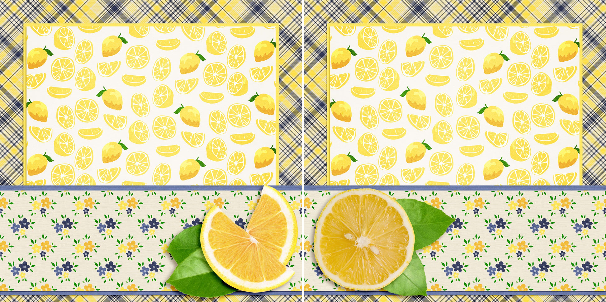 When Life Gives Lemons NPM - 5325 - EZscrapbooks Scrapbook Layouts Foods, Summer