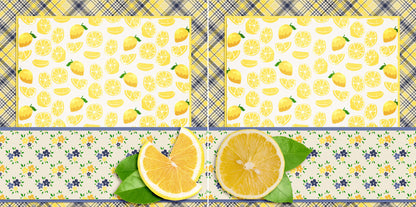 When Life Gives Lemons NPM - 5325 - EZscrapbooks Scrapbook Layouts Foods, Summer