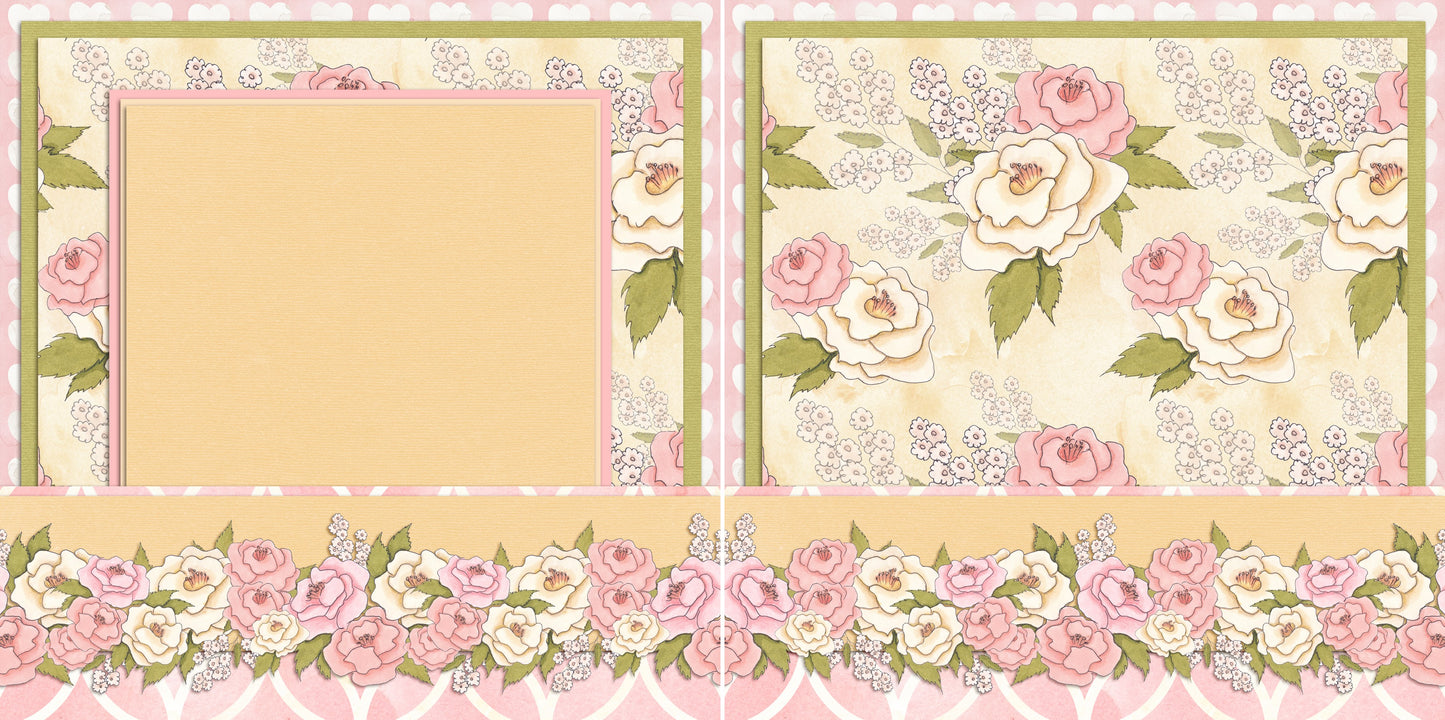Mother's Day Roses NPM - 5405 - EZscrapbooks Scrapbook Layouts Mother