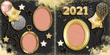 New Years Balloons 2021 - 5222 - EZscrapbooks Scrapbook Layouts Birthday, New Year's, Other