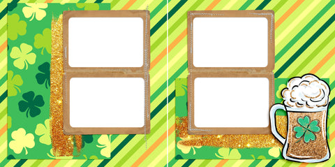 Irish Beer - Digital Scrapbook Pages - INSTANT DOWNLOAD