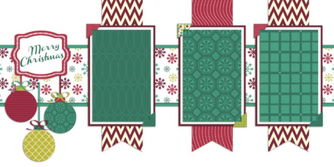 Christmas Banners - 567 - EZscrapbooks Scrapbook Layouts Christmas