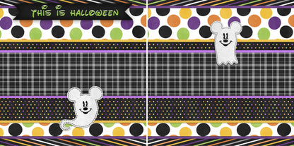 Ghost Mouse NPM - 2364 - EZscrapbooks Scrapbook Layouts Disney