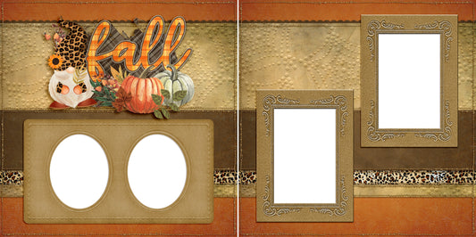 Fall - Digital Scrapbook Pages - INSTANT DOWNLOAD