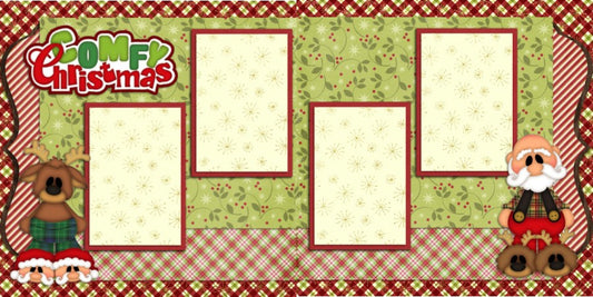 Comfy Christmas - 781 - EZscrapbooks Scrapbook Layouts Christmas