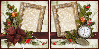 Christmas Memories - 4192 - EZscrapbooks Scrapbook Layouts Christmas, Heritage