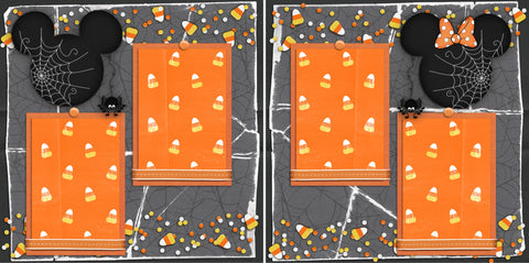 Candy Corn Mouse - 2365 - EZscrapbooks Scrapbook Layouts Disney