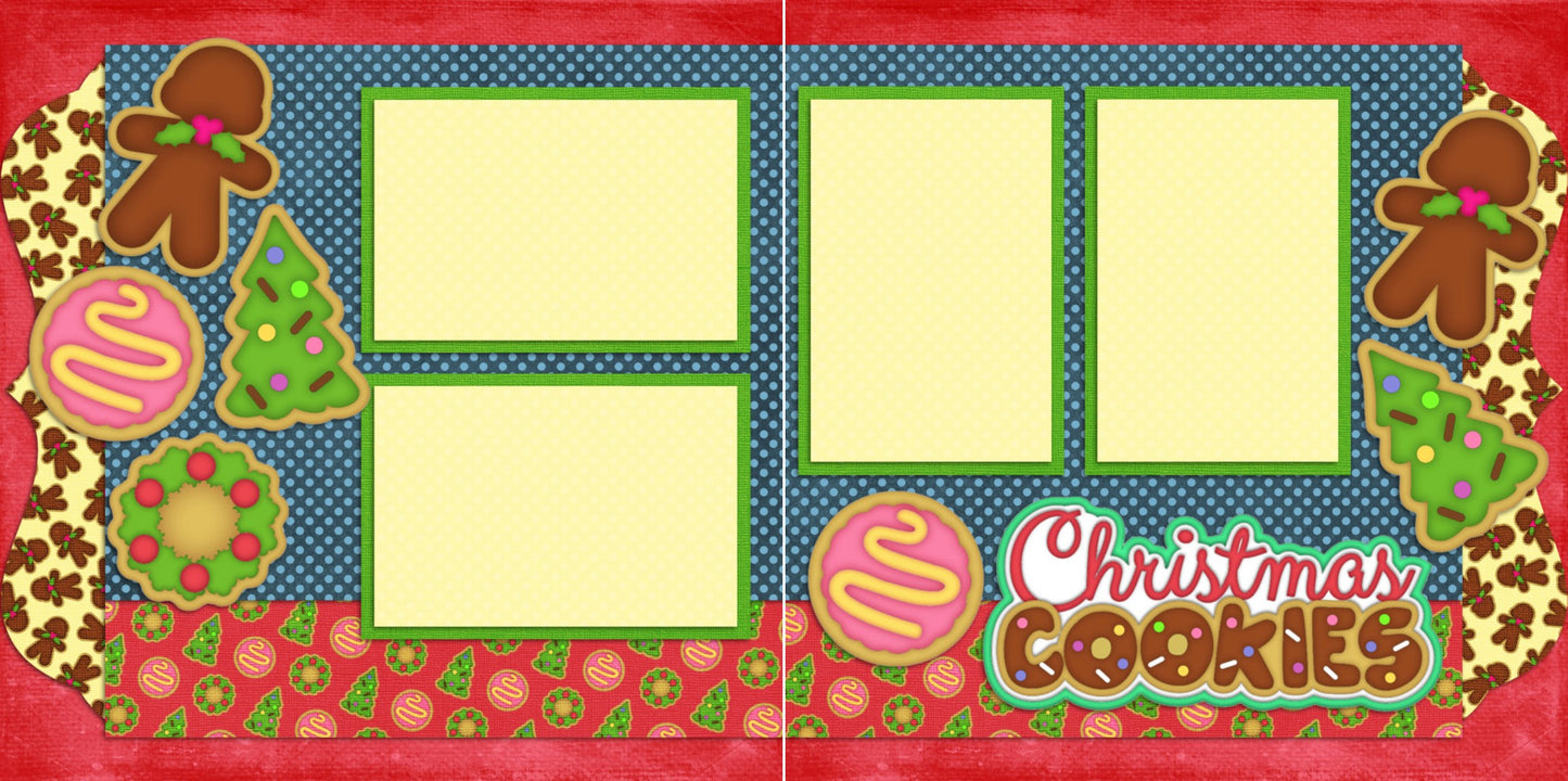 Christmas Cookies - 929 - EZscrapbooks Scrapbook Layouts Christmas