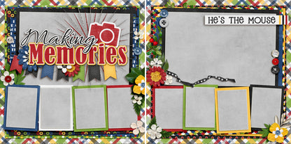 He's the Mouse - 3178 - EZscrapbooks Scrapbook Layouts Disney