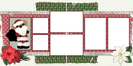 Tear Bear Christmas - Digital Scrapbook Pages - INSTANT DOWNLOAD - EZscrapbooks Scrapbook Layouts Christmas