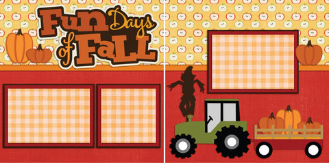 Fun Days of Fall - 2170 - EZscrapbooks Scrapbook Layouts Fall - Autumn