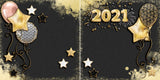 New Years Balloons 2021 NPM - 5223 - EZscrapbooks Scrapbook Layouts Birthday, New Year's, Other