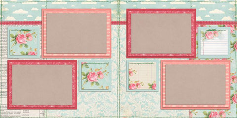 Rose - 277 - EZscrapbooks Scrapbook Layouts Baby - Toddler, Girls, Other