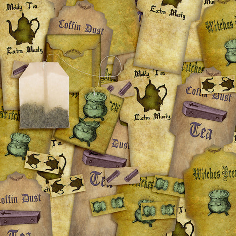 Halloween Tea Envelopes - 7224 - EZscrapbooks Scrapbook Layouts Halloween, Tea Envelopes