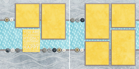 You Are My Sunshine - 2103 - EZscrapbooks Scrapbook Layouts Spring - Easter, Summer