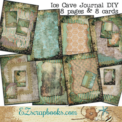 Ice Cave Journal Set - 7079 - EZscrapbooks Scrapbook Layouts Journals