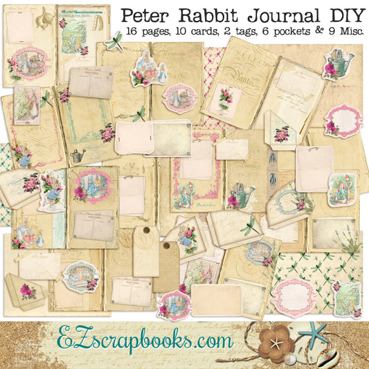 Peter Rabbit's Garden Journal - 7095 - EZscrapbooks Scrapbook Layouts Journals