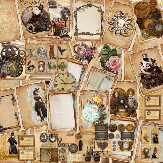 Steampunk Ephemera Journal Pack - 7275