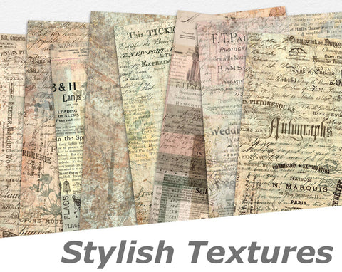 Stylish Textures Paper Pack - 7461