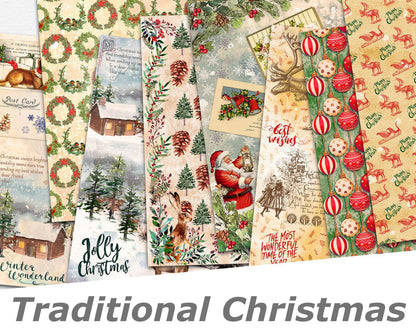 Traditional Christmas Paper Pack - 7303