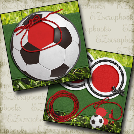 Soccer Ball - 3168 - EZscrapbooks Scrapbook Layouts soccer, Sports