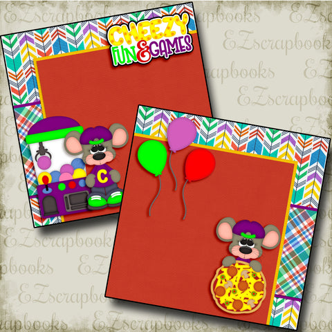 Cheezy Fun NPM - 3447 - EZscrapbooks Scrapbook Layouts Birthday, Kids