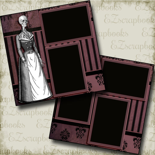 Lady of the House - 3422 - EZscrapbooks Scrapbook Layouts Halloween