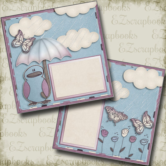 Rain Bird - 3880 - EZscrapbooks Scrapbook Layouts Spring - Easter