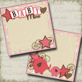 Baby Mine Girl NPM - 4043 - EZscrapbooks Scrapbook Layouts Baby, Baby - Toddler
