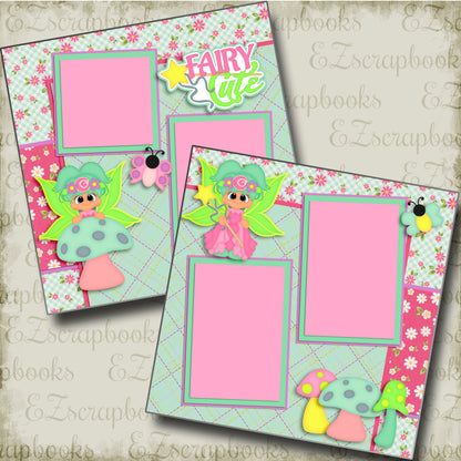 Fairy Cute - 3448 - EZscrapbooks Scrapbook Layouts Girls