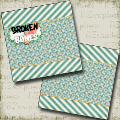 Broken Bones NPM - 3489 - EZscrapbooks Scrapbook Layouts Doctor-Dentist