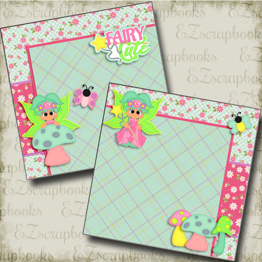 Fairy Cute NPM - 3449 - EZscrapbooks Scrapbook Layouts Girls