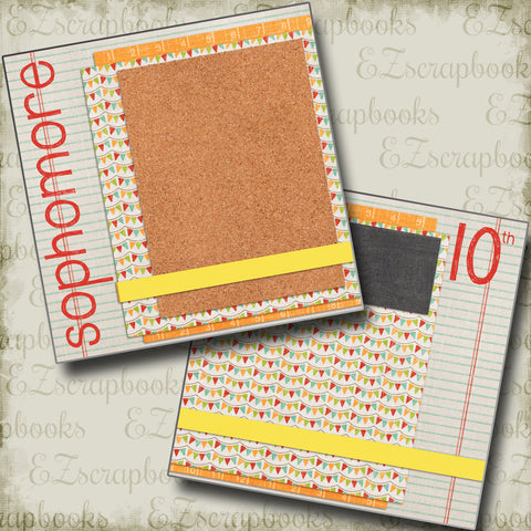 Sophomore NPM - 4011 - EZscrapbooks Scrapbook Layouts School