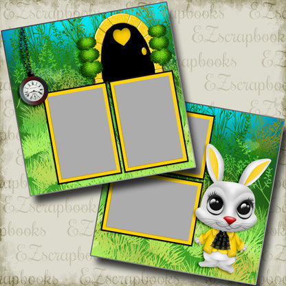 The White Rabbit - 3994 - EZscrapbooks Scrapbook Layouts Characters