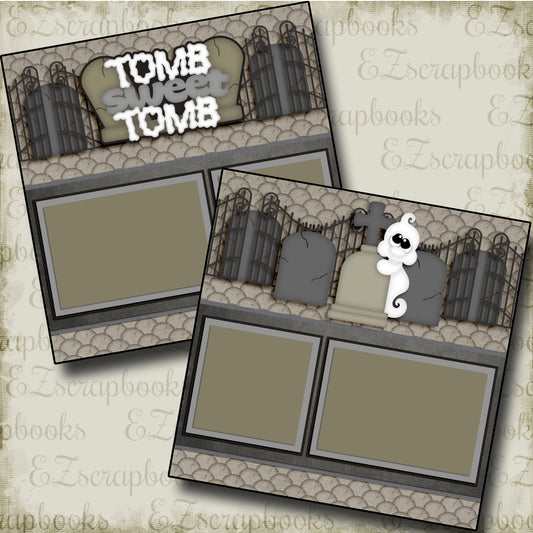Tomb Sweet Tomb - 3534 - EZscrapbooks Scrapbook Layouts Halloween