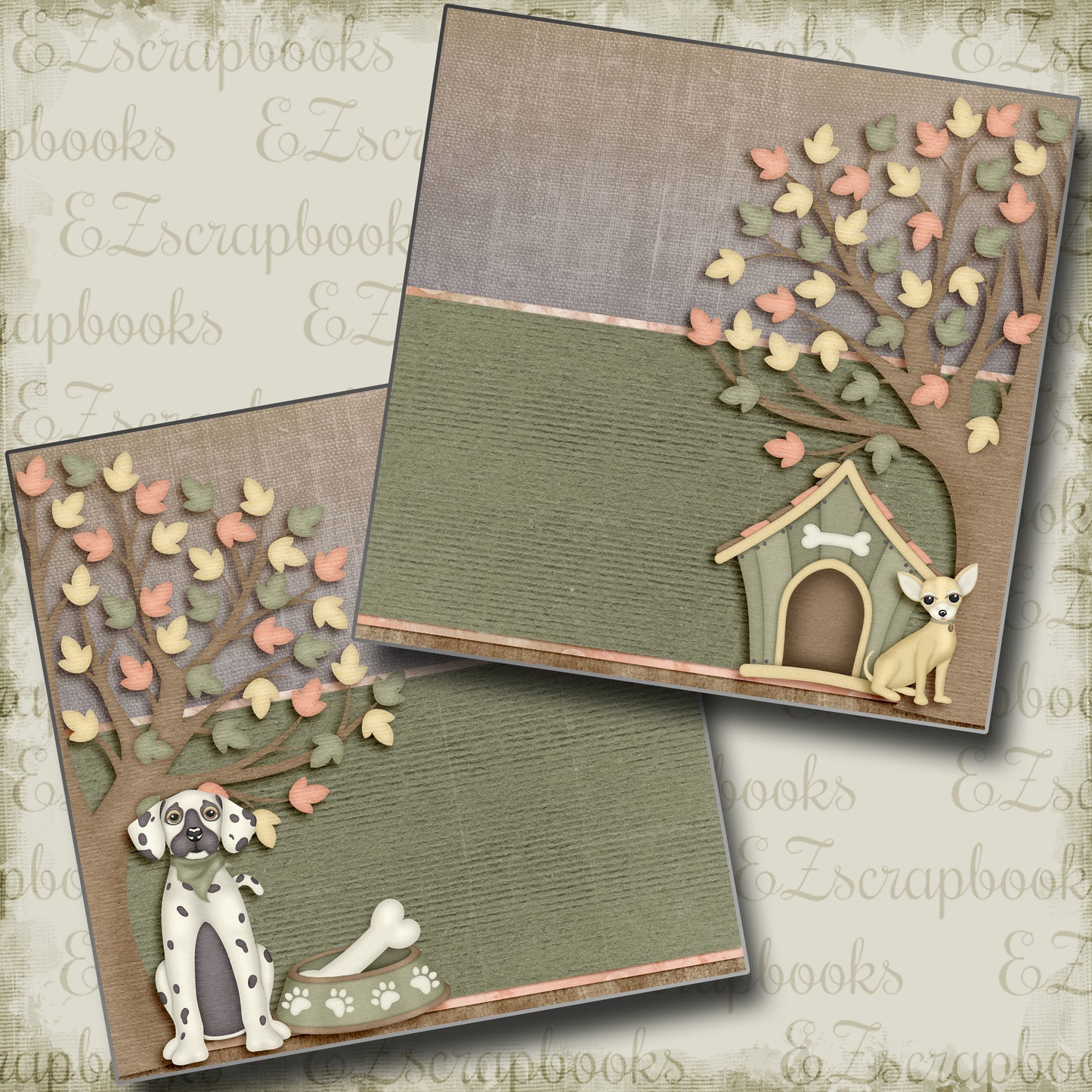 Dogs Are Awesome NPM - 3865 - EZscrapbooks Scrapbook Layouts dogs, Pets