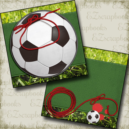 Soccer Ball NPM - 3169 - EZscrapbooks Scrapbook Layouts soccer, Sports