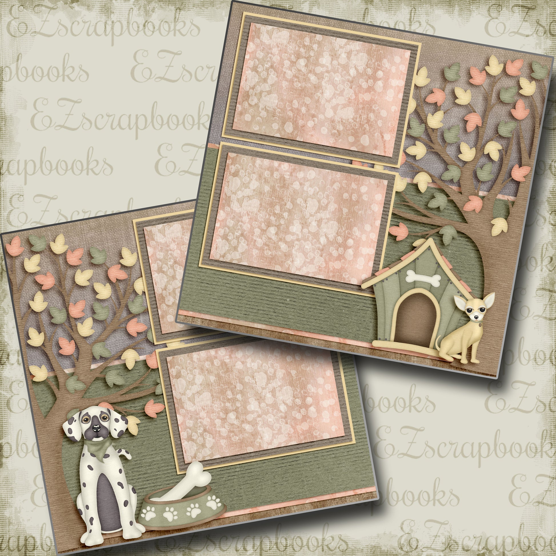 Dogs Are Awesome - 3864 - EZscrapbooks Scrapbook Layouts dogs, Pets