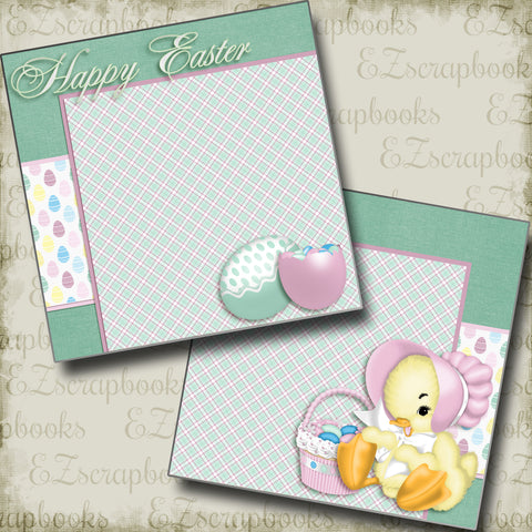 Sweet Easter NPM - 3731 - EZscrapbooks Scrapbook Layouts Baby - Toddler, Spring - Easter