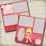 Tutu Cute Girl - 3508 - EZscrapbooks Scrapbook Layouts Dance - Music - Cheer
