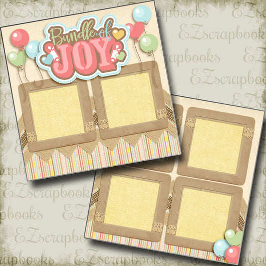Bundle of Joy - 4048 - EZscrapbooks Scrapbook Layouts Baby, Baby - Toddler