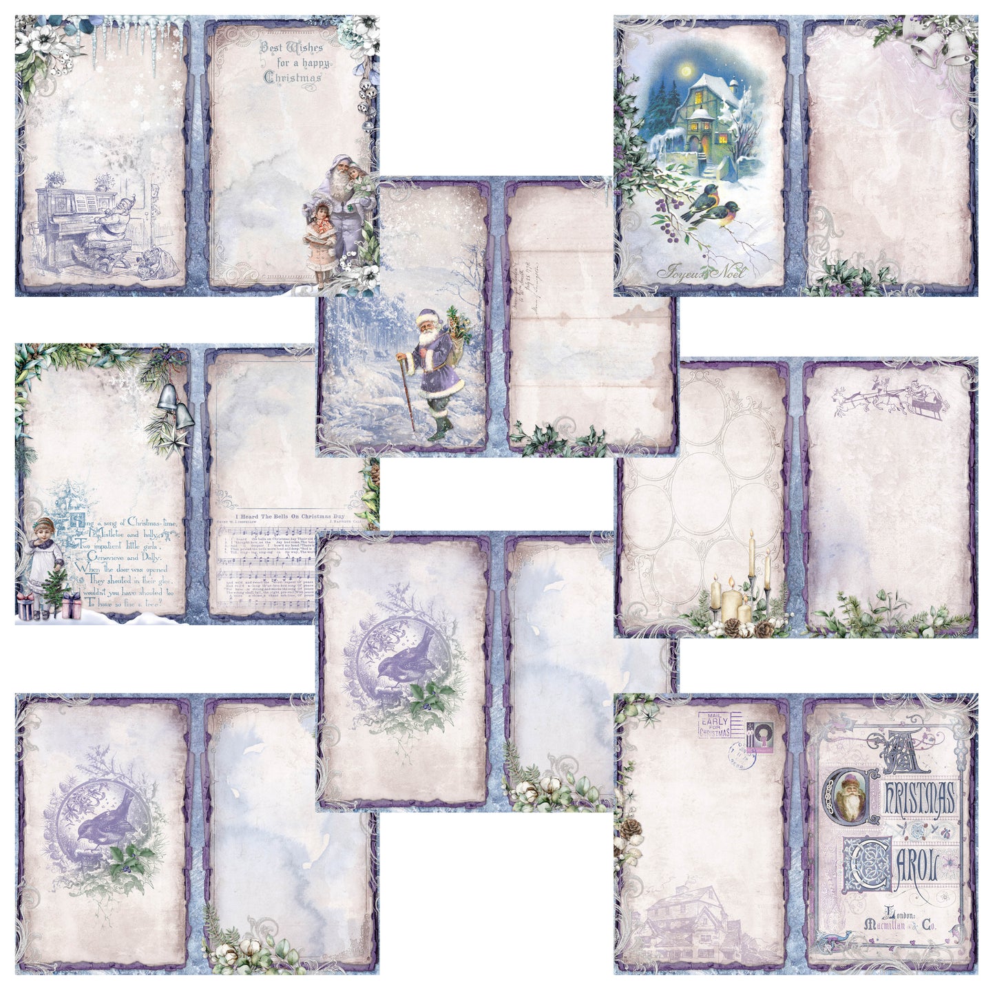 Frozen Christmas Journal Pages - 7949