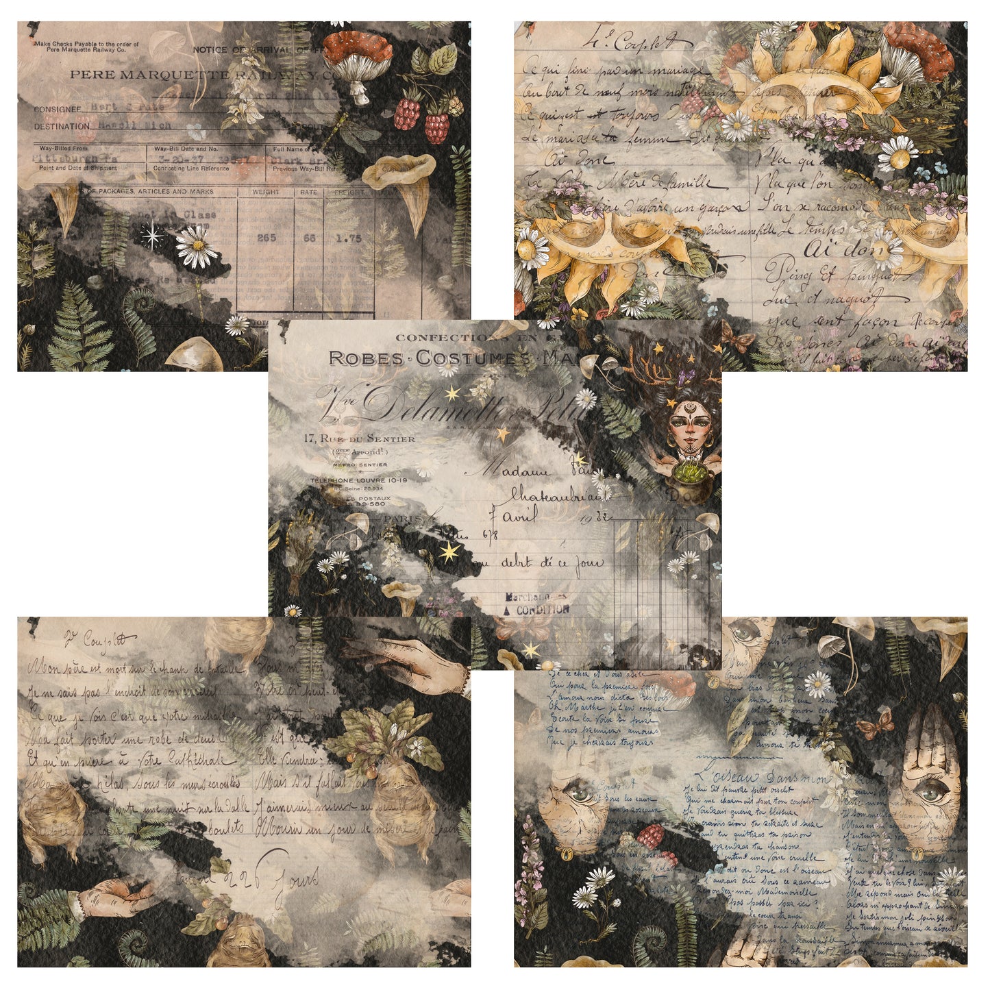The Green Witch Paper Pack - 7964
