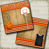 Basketball Game NPM - 2527 - EZscrapbooks Scrapbook Layouts Sports