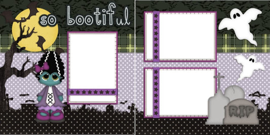 Matilda Halloween - Digital Scrapbook Pages - INSTANT DOWNLOAD - EZscrapbooks Scrapbook Layouts Halloween