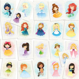 Fairy Tale Princesses Wall Art Prints - 22 Prints - Color Background - 8061 - EZscrapbooks Scrapbook Layouts 